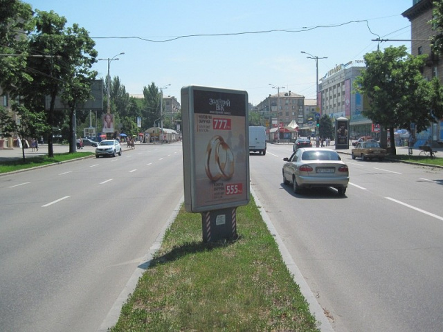 Сітілайт 1.2x1.8,  вул. Маяковського — вул. Лермонтова