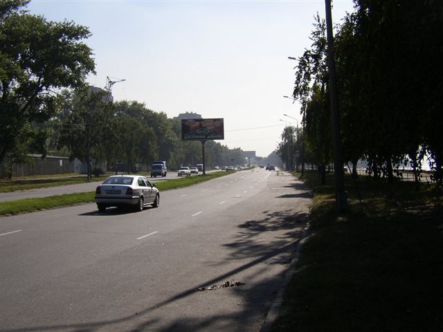 Щит 6x3,  Набережна магістраль - пішохідний міст, рух до порту