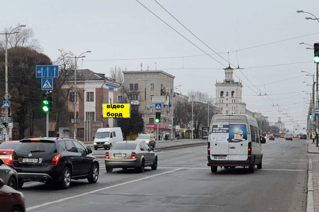 Цифрова панель 5.76x2.88,  пр.Соборний — вул.Добролюбова-АБВ, ст.Б