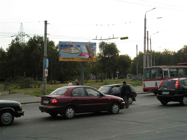Щит 6x3,  вул.Плотинна - район Правобережного пляжу, ДГЕС, ст.Б