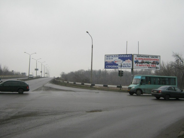 Щит 6x3,  тр.Харьків-Сімферополь- вул.Стартова, напрямок на аеропорт,права площина