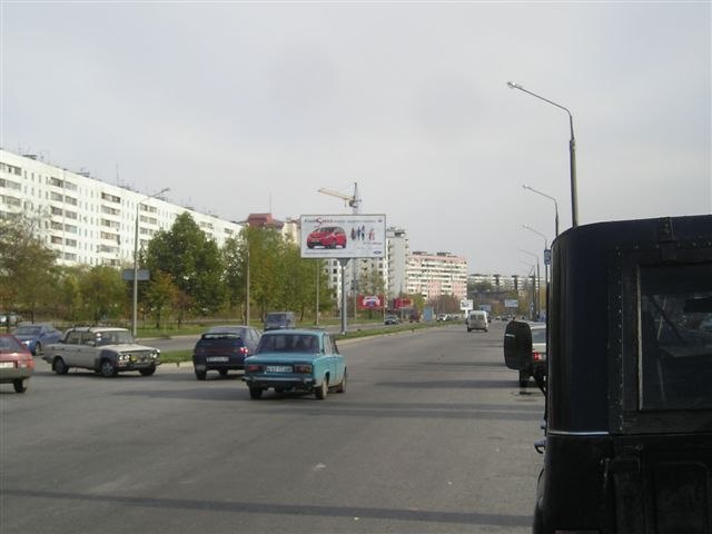 Щит 6x3,  Набережна магістраль - вул.1-ша Московська, рух до порту