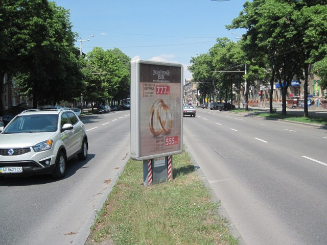 Сітілайт 1.2x1.8,  вул. Маяковського — вул. Лермонтова